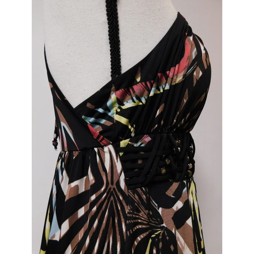 XOXO Womens Maxi Dress with beads Size Small - Picture 6 of 9